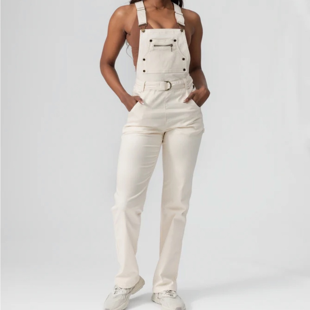 NWOT Buffbunny Over it Alls - Ivory - XS Short